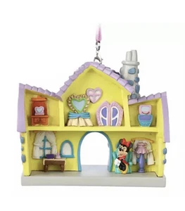 Disney Parks Minnie Mouse Toon Town Toontown House Resin Ornament - Picture 1 of 7