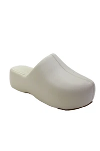 Coconuts by Matisse Womens Textured Closed Toe Lined Slip On Shoes White Size 8 - Picture 1 of 7