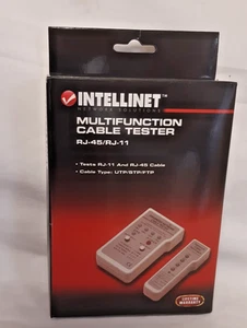 Intellinet Multifunction Cable Tester RJ-45/ RJ-11, UTP, STP. FTP, NEW IN BOX - Afbeelding 1 van 2