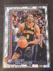 JALEN WILLIAMS 2025-26 Topps Flagship SEASON TIP-OFF #116 OKC THUNDER Mint - Picture 1 of 2