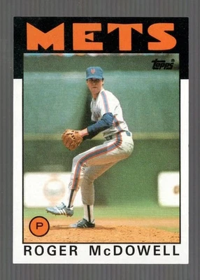 1986 Topps Roger McDowell New York Mets #547 Near Mint or Better - Image 1 of 2