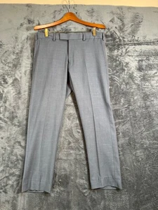 Taylor Stitch Hose Herren 32x28 Blau Skinny Fit Preppy Freizeit Wolle Leinen Mischung - Bild 1 von 11