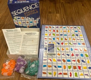 Sequence States and Capitals Board Game - 2006 Jax - Complete! - Picture 1 of 6