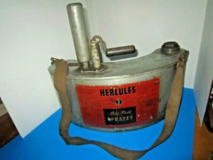 Older Hercules Side Pack Sprayer, W/ Original Paper Label, Barn Find Made In USA - Picture 1 of 12