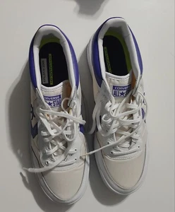 Converse Sneakers #156972C Fastbreak 83 Mid-White/Candy Grape/White/New In Box - Picture 1 of 6