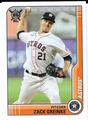 2021 Topps Big League #150 Zack Greinke Houston Astros - Image 1 of 2
