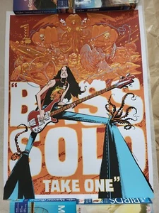 Metallica Poster Cliff Burton Bass Solo Pop Up Store Europe 2024 Numbered - Imagen 1 de 13