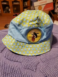 Toddler Sun Bucket Hat Beach Decor Cotton Summer Cap - Picture 1 of 2