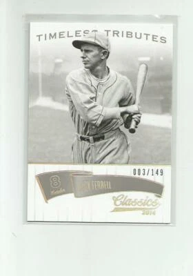 2014 CLASSICS TIMELESS TRIBUTES SILVER #110 RICK FERRELL  003/149  B61A - Image 1 of 2