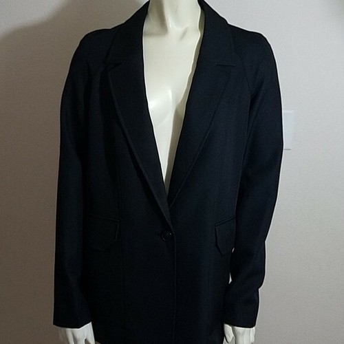 T Alexander Wang blazer manica lunga raglan nero taglia 8