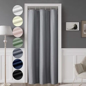 36x72 Inches Grey Moga Stall Fabric Shower Curtains Hotel Quality - Picture 1 of 7