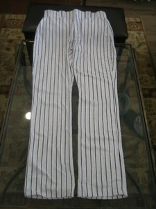 Robinson Cano 2011 New York Yankees Home Nadelstreifen Game Used getragene Hose - Bild 1 von 2