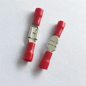 4.8mm Crimp 22-16AWG Wire Connectors 50 Sets Insulated Spade Terminals - Picture 1 of 7