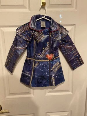 Disney Store Descendientes 2 Evie Disfraz Niño Talla XS 4 Imitación Cuero Chaqueta Solo Foto 1 de 4