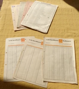 Piko Binnenhandelspreislisten des années 1970 4x, 5 X Bttb listes de prix Tt - Photo 1/1