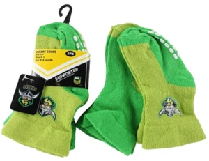Canberra Raiders Oficial NRL Bebé Infante Antideslizante Equipo Equipo Color Calcetines Paquete de 2 - Imagen 1 de 4