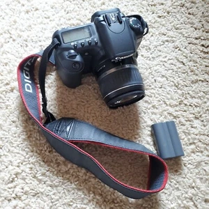 Canon EOS 20D 8.2MP Digital SLR Camera w/ EF-S 18-55mm Lens no Charger Tested - Picture 1 of 9