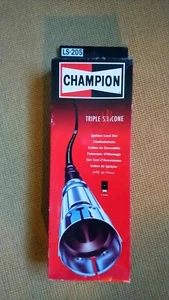 Champion Ls-205 Plug Leads Box Only - vintage old original Eg For display - Picture 1 of 3