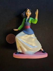 Seltene Disney Store Prinzessin Mulan Kämpfer Figurine Cake Topper Spielzeug Puppe - Bild 1 von 5
