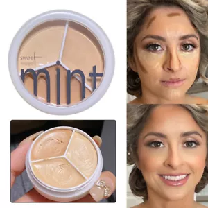 3-Farben-Concealer-Palette Langanhaltende Abdeckung Feuchtigkeitscreme Für ∑ ⊿ - Bild 1 von 17