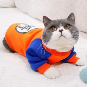 Nuevo Lo último Perro Pequeño Mascota Ropa Dragon Ball Goku Suéter Camisetas - Imagen 1 de 31