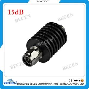 25W N male to female Attenuator 15dB DC-3.0GHZ 50ohm RF coaxial Power - Picture 1 of 6