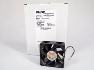 Qnap FAN-7CM-T01 Fan Lüfter Kühler 3500rpm 12V 4-Pin 70x70x25mm Schwarz, NEU - Picture 1 of 1