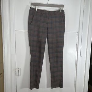 Ba&sh Trousers Lady Pants Gody Carbone Tartan Size 1 