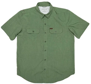 Orvis Para Hombres Verde Ligero Manga Corta Abotonable Senderismo Pesca Mediano - Imagen 1 de 7