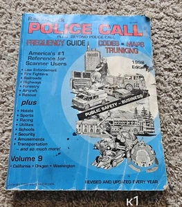 RadioShack Police Call Frequency Guide 1999 Edition (America's #1 Reference for  - Picture 1 of 3