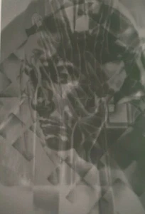 Space Face Man Abstract 2000's Original Gelatin Silver Photograph - Picture 1 of 3