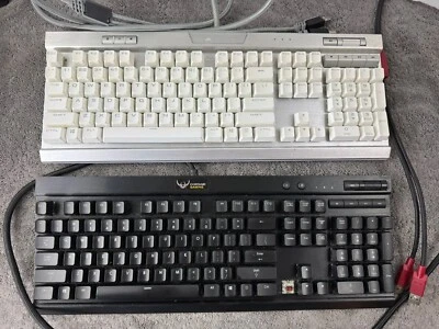 Corsair K70 RGB MK.2 SE Mechanical Gaming Keyboard - Silver And K70 RGB Black - Image 1 of 4