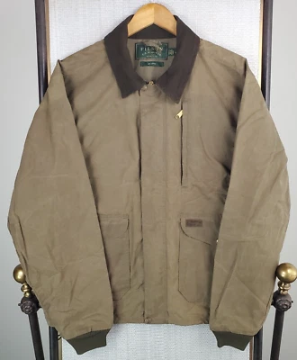 CC FILSON Size Large Mens Cruiser Jacket Oilskin Waxed Made in USA Coat Tan - Image 1 of 4