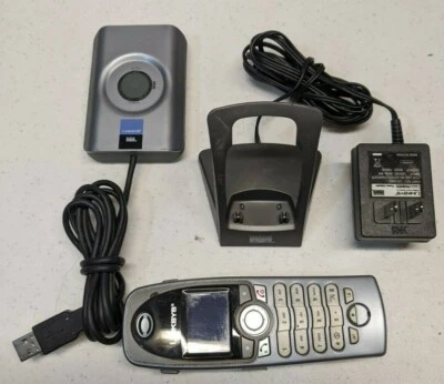 Linksys CIT200 Cordless Skype Phone with Handset & Charging Base Tested Working  - Image 1 of 3