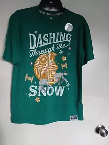 Disney Parks Star Wars Dashing Through The Snow AT-AT Holiday Shirt Größe XS - Bild 1 von 5