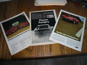 Chevrolet Corvette & Camaro verwandte Printanzeigen Werbung - drei - Garage 540 - Bild 1 von 1
