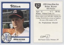1989 Bill Pucko Utica Blue Sox Brian Keyser #12