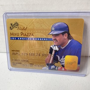 Mike Piazza 1995 Donruss Studio GOLD Card #4 of 50. Dodgers