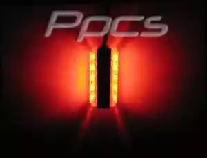 LamptronDualPuk - 10 LED Spread Lighting Module - Sleeved - Red - Picture 1 of 2