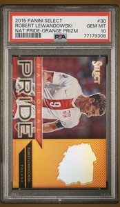2015-16 Panini Select National Pride Orange Prizm /149 Robert Lewandowski #30 📈