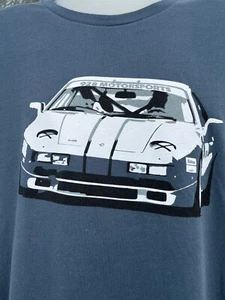 928 CUSTOM RACING SHIRT GTS VINTAGE BLUE 1978-1995 SCCA IMSA - Picture 1 of 3