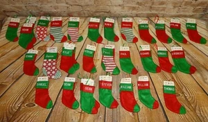 Personalized Name Christmas Stocking Gift Card Holder Male Boy Man Names - Picture 1 of 6