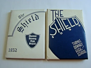 Thomas Downey High School Modesto CA The Shield Yearbooks 1952 & 1953 - Bild 1 von 3