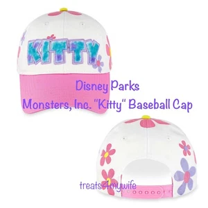 ¡NUEVO CON ETIQUETAS! Gorra de béisbol Boo Sulley ''Kitty'' exclusiva de los parques de Disney Monsters, Inc. - Imagen 1 de 9