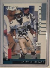 2002 SAGE HIT Rarefied Silver #R40 Antonio Bryant Pittsburgh Panthers Football 