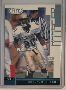 2002 SAGE HIT Rarefied Silver #R40 Antonio Bryant Pittsburgh Panthers Football 