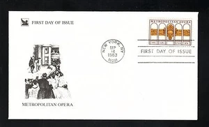 Metropolitan Opera 1983 First Day Cover Reader's Digest Cachet New York City - Picture 1 of 1