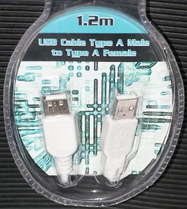 Cable USB de extensión de 1,2 m tipo A macho a tipo A hembra (P/N: 3140) - Imagen 1 de 1