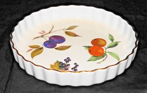 7" Quiche Evesham Goldby ROYAL WORCESTER - Picture 1 of 6