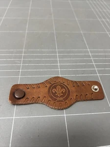 BUFANDA WOGGLE VINTAGE BOY SCOUTS CUBS BADEN POWELL VENTURER - Imagen 1 de 2